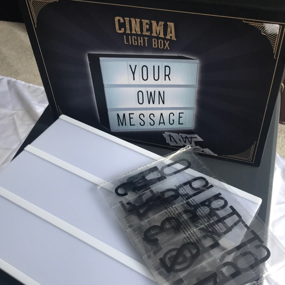 New Cinema Light Box- Signage